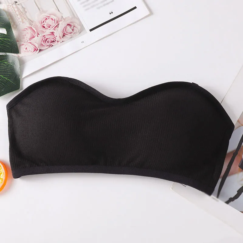 Women's One-piece Tube Tops: Invisible Bras, Strapless Underwear, Soft, Comfortable, Breathable & Sexy