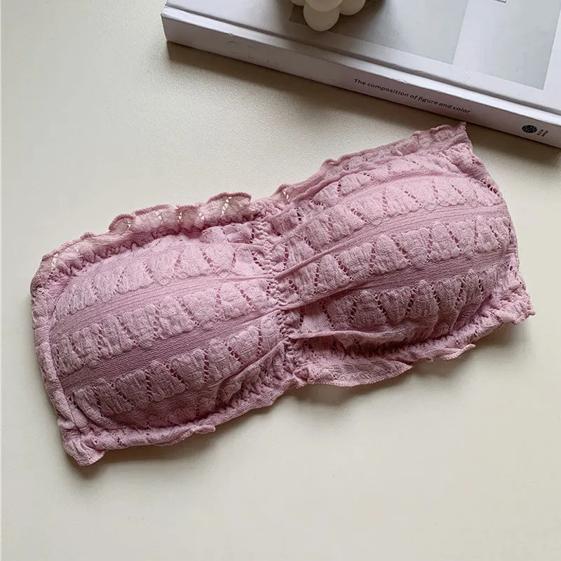 Women's One-piece Tube Tops: Invisible Bras, Strapless Underwear, Soft, Comfortable, Breathable & Sexy