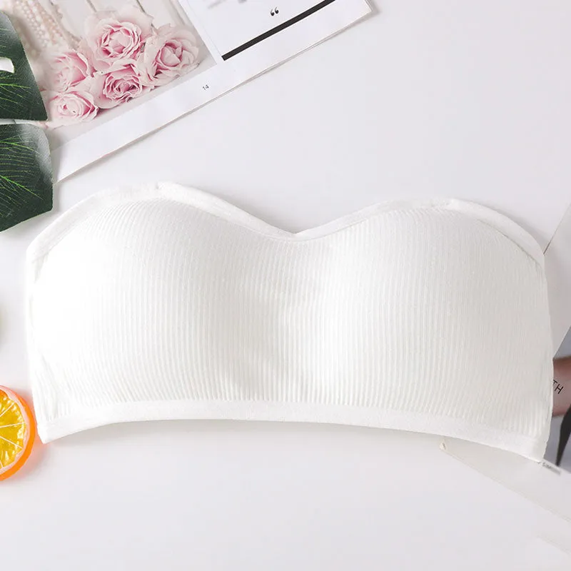 Women's One-piece Tube Tops: Invisible Bras, Strapless Underwear, Soft, Comfortable, Breathable & Sexy