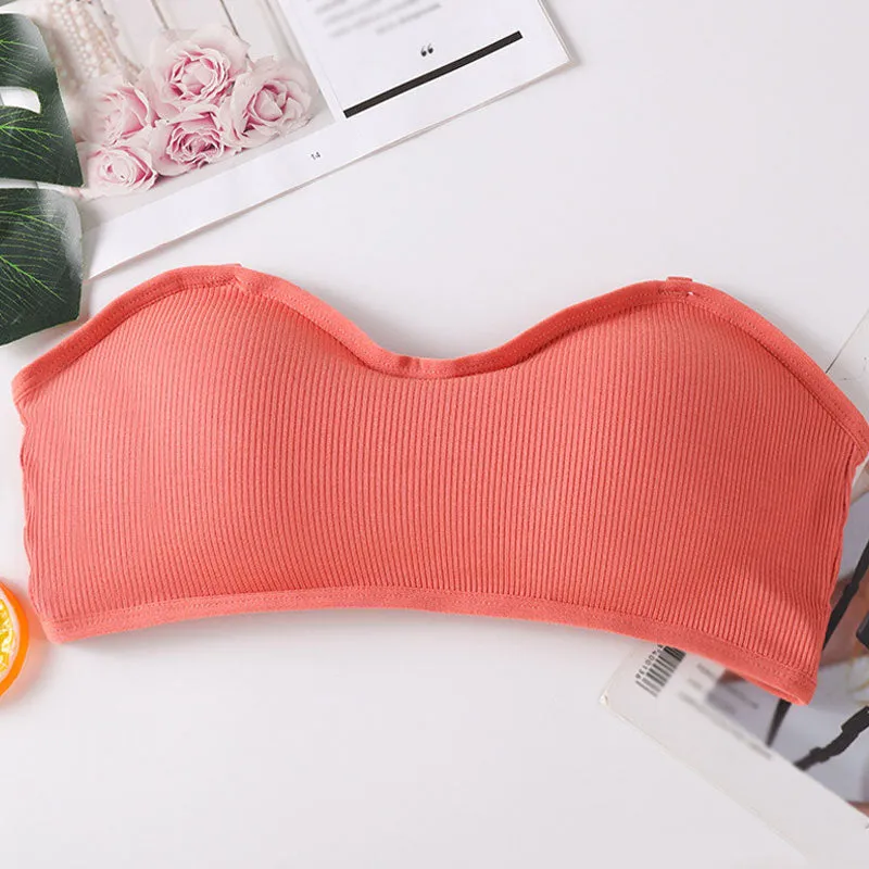 Women's One-piece Tube Tops: Invisible Bras, Strapless Underwear, Soft, Comfortable, Breathable & Sexy