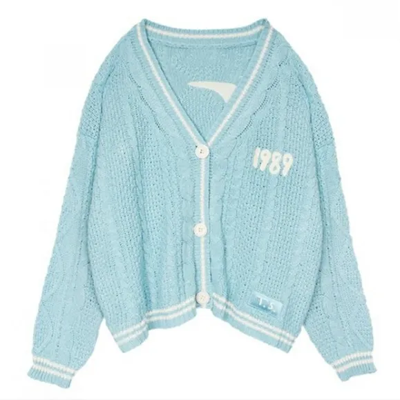 Women's size XL TS 1989 Inspired Knitwear Cardigan Sweater