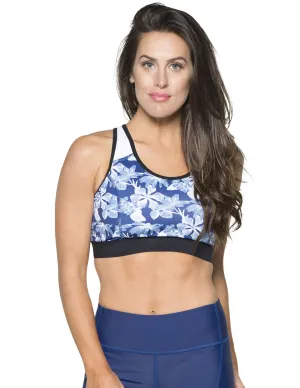 Women's Swim Sport Top (Regular & Plus Size) - Retro Floral