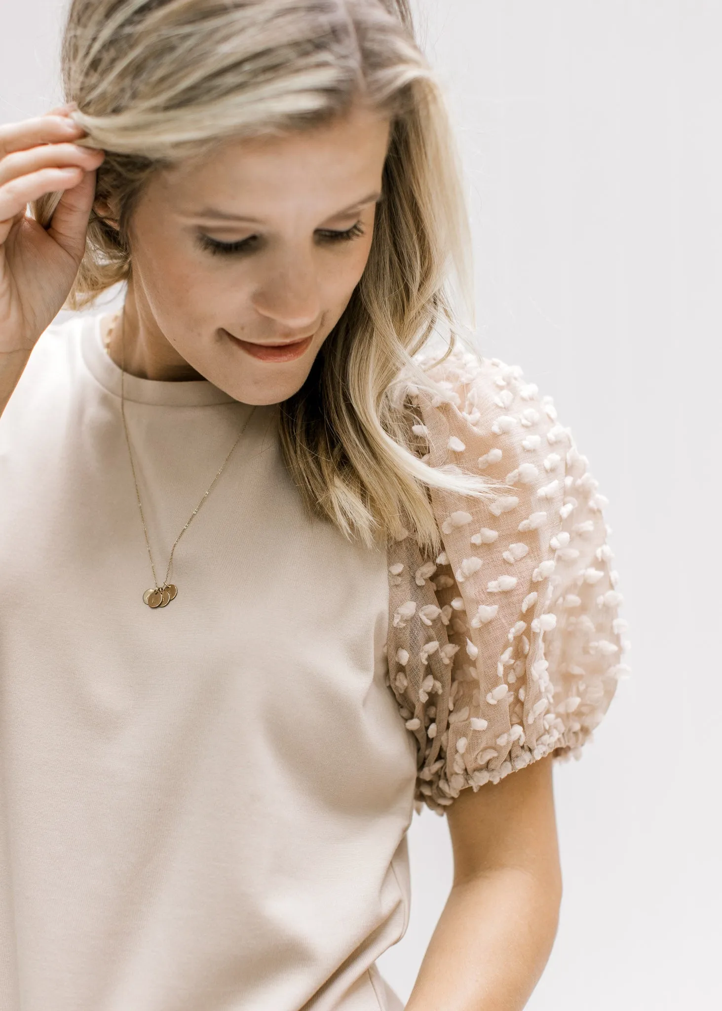 X Fun Flair Sleeve Detail Top
