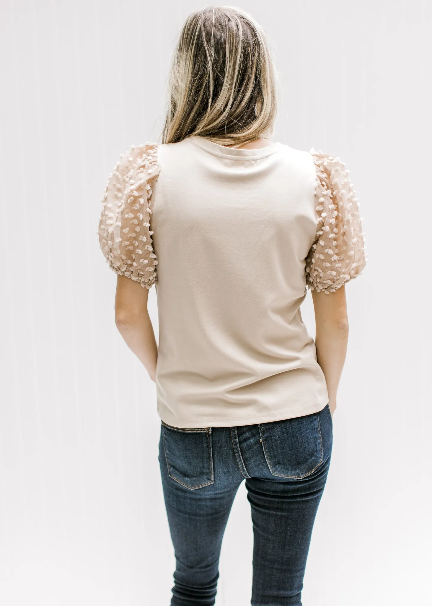 X Fun Flair Sleeve Detail Top