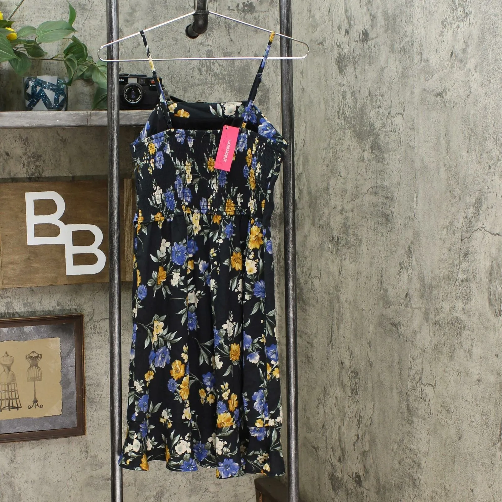 Xhilaration Women's Floral Print Sleeveless Wrap Dress
