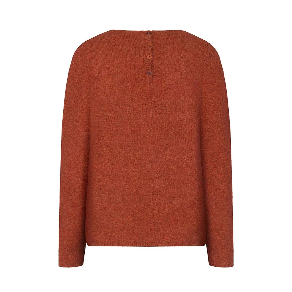 Zo Knitted Jumper - Rust