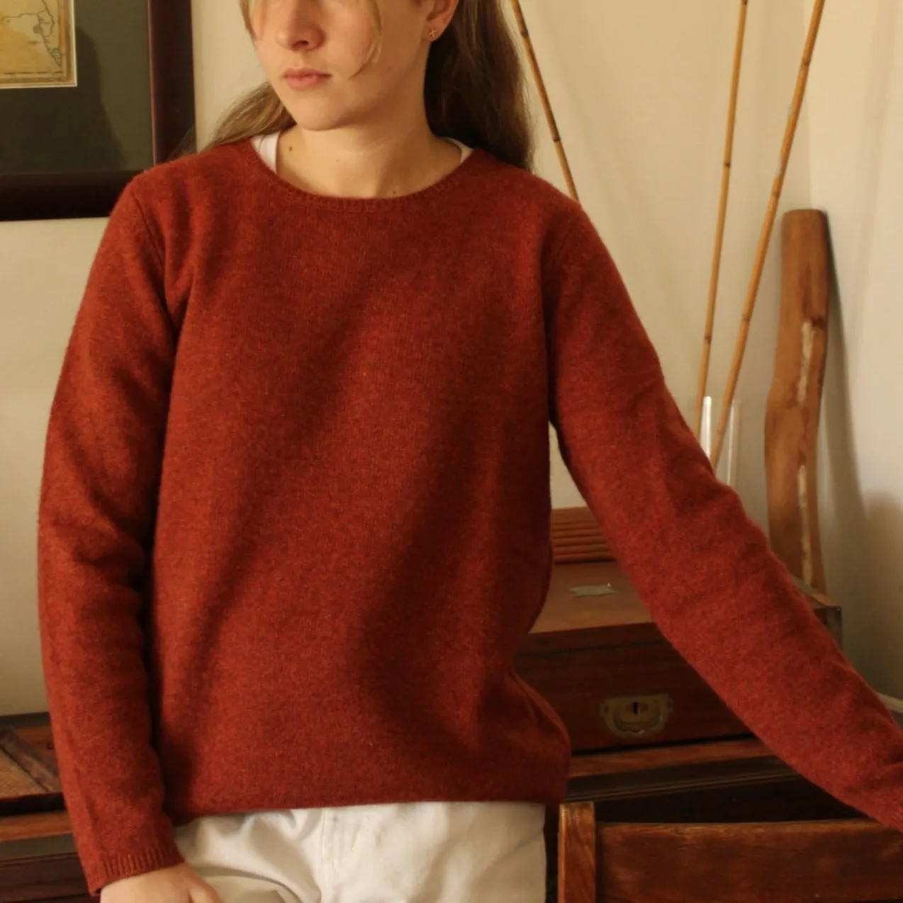 Zo Knitted Jumper - Rust